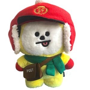 Chimmy BT21 2022- Line Friends- Holiday Standing Post Plush BTS Christmas K Pop